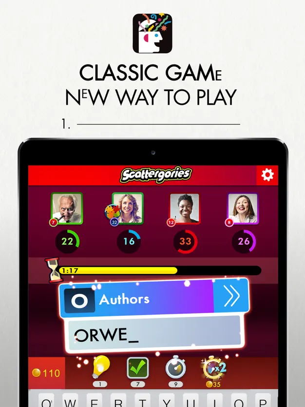 Scattergories Gameplay Screenshots