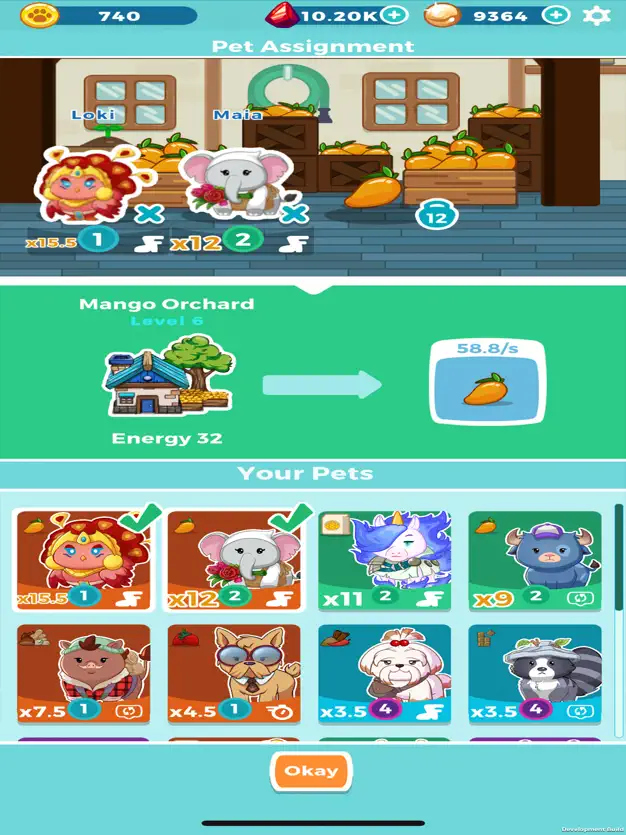 Idle Pet Paradise Gameplay Screenshots